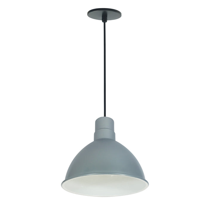 Myhouse Lighting Nora Lighting - NRLM-10C2035GMWLE4 - 10" Rlm Shade - LED Rlm - Gun Metal Outer / White Inner