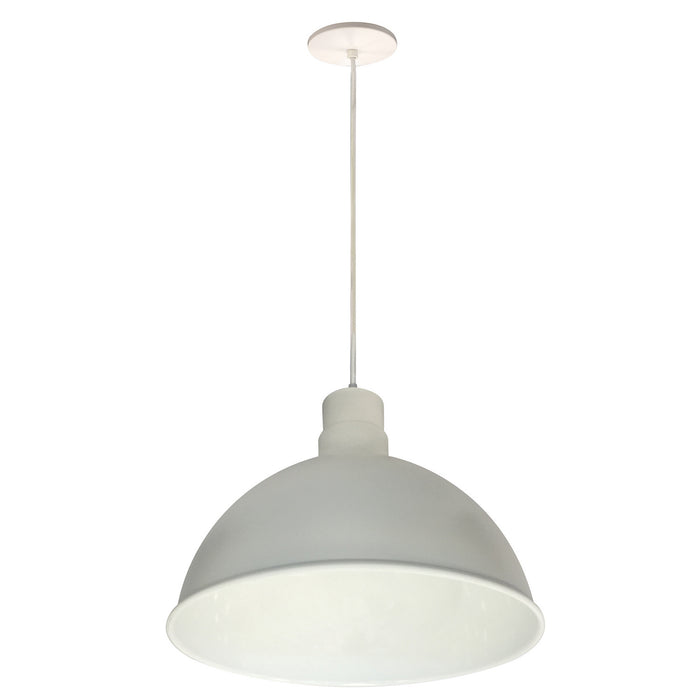 Myhouse Lighting Nora Lighting - NRLM-16C2535WWLE4 - 16" Rlm Shade - LED Rlm - White Outer / White Inner