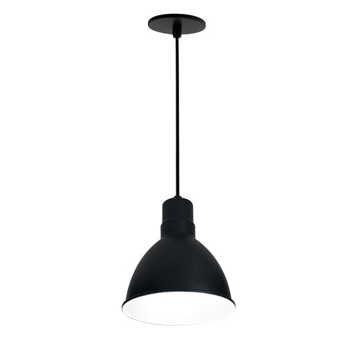 Myhouse Lighting Nora Lighting - NRLM-8C1835BWLE4 - LED Pendant - LED Rlm - Black Outer / White Inner
