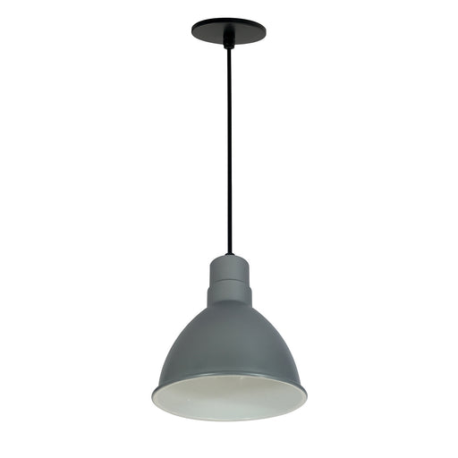 Myhouse Lighting Nora Lighting - NRLM-8C1835GMWLE4 - LED Pendant - LED Rlm - Gun Metal Outer / White Inner