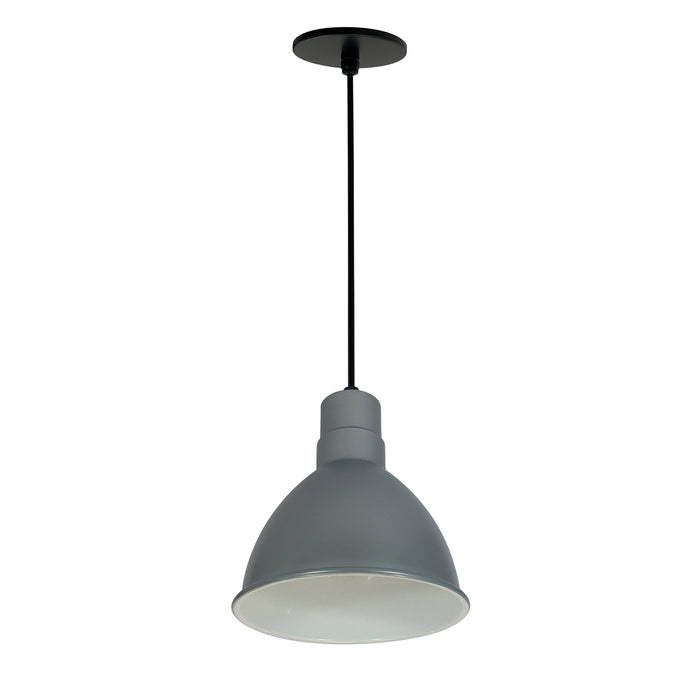 Myhouse Lighting Nora Lighting - NRLM-8C1835GMWLE4 - LED Pendant - LED Rlm - Gun Metal Outer / White Inner
