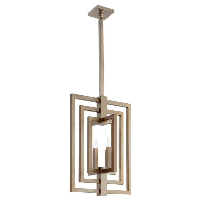 Myhouse Lighting Cyan - 11388 - Four Light Pendant - Nolana - Dark Brass