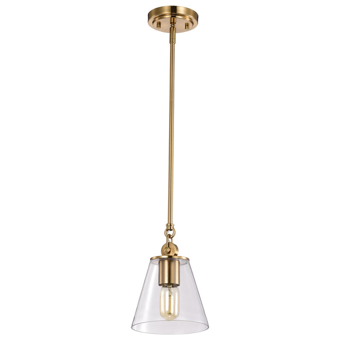 Myhouse Lighting Nuvo Lighting - 60-7410 - One Light Pendant - Dover - Vintage Brass