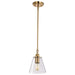 Myhouse Lighting Nuvo Lighting - 60-7410 - One Light Pendant - Dover - Vintage Brass