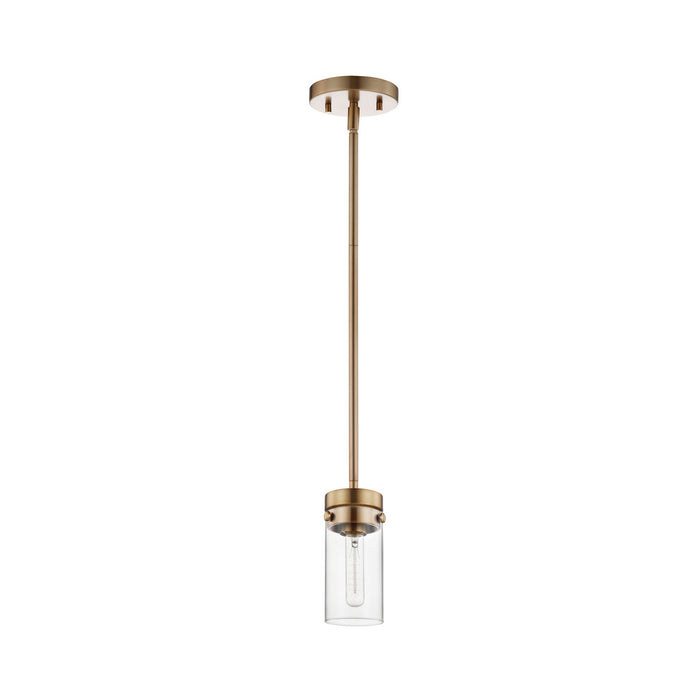 Myhouse Lighting Nuvo Lighting - 60-7529 - One Light Mini Pendant - Intersection - Burnished Brass