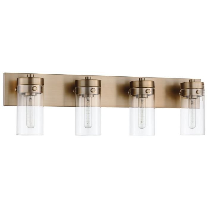 Myhouse Lighting Nuvo Lighting - 60-7534 - Four Light Vanity - Intersection - Burnished Brass