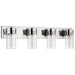 Myhouse Lighting Nuvo Lighting - 60-7634 - Four Light Vanity - Intersection - Polished Nickel