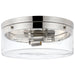 Myhouse Lighting Nuvo Lighting - 60-7636 - Two Light Flush Mount - Intersection - Polished Nickel