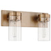 Myhouse Lighting Nuvo Lighting - 60-7532 - Two Light Vanity - Intersection - Burnished Brass