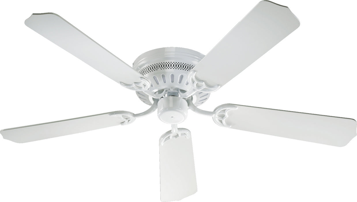 Myhouse Lighting Quorum - 11525-6 - 52"Ceiling Fan - Custom Hugger - White