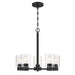 Myhouse Lighting Westinghouse Lighting - 6115300 - Five Light Chandelier - Sylvestre - Matte Black