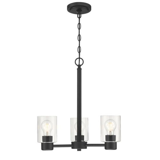 Myhouse Lighting Westinghouse Lighting - 6115400 - Three Light Chandelier - Sylvestre - Matte Black