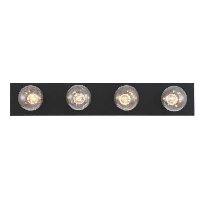 Myhouse Lighting Westinghouse Lighting - 6117600 - Four Light Wall Fixture - Matte Black