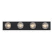 Myhouse Lighting Westinghouse Lighting - 6117600 - Four Light Wall Fixture - Matte Black