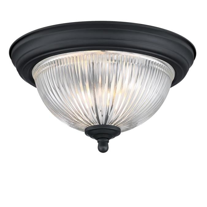 Myhouse Lighting Westinghouse Lighting - 6117700 - One Light Flush Mount - Matte Black