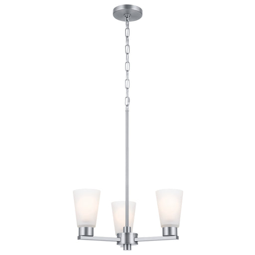 Myhouse Lighting Kichler - 52435NI - Three Light Chandelier - Stamos - Brushed Nickel