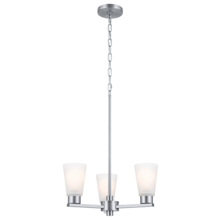 Myhouse Lighting Kichler - 52435NI - Three Light Chandelier - Stamos - Brushed Nickel