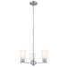 Myhouse Lighting Kichler - 52435NI - Three Light Chandelier - Stamos - Brushed Nickel