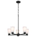 Myhouse Lighting Kichler - 52436BK - Five Light Chandelier - Stamos - Black