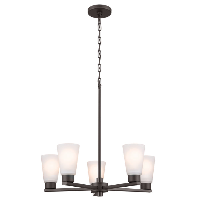 Myhouse Lighting Kichler - 52436OZ - Five Light Chandelier - Stamos - Olde Bronze