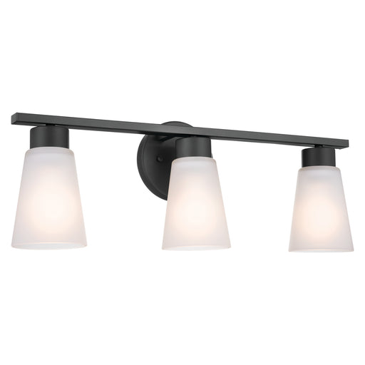 Myhouse Lighting Kichler - 55121BK - Three Light Bath - Stamos - Black