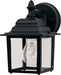 Myhouse Lighting Maxim - 1025BK - One Light Outdoor Wall Lantern - Builder Cast - Black
