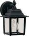 Myhouse Lighting Maxim - 1025BK - One Light Outdoor Wall Lantern - Builder Cast - Black