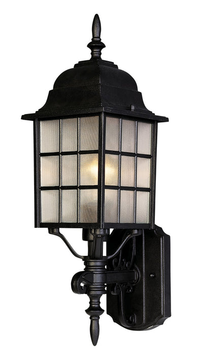 Myhouse Lighting Maxim - 1050BK - One Light Outdoor Wall Lantern - North Church - Black