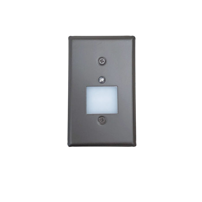 Myhouse Lighting Nora Lighting - NSW-6629PC/BZ - Step1.08W 90+Cri LED Lens&Pcel - Rec Step Light LED & Inc - Bronze