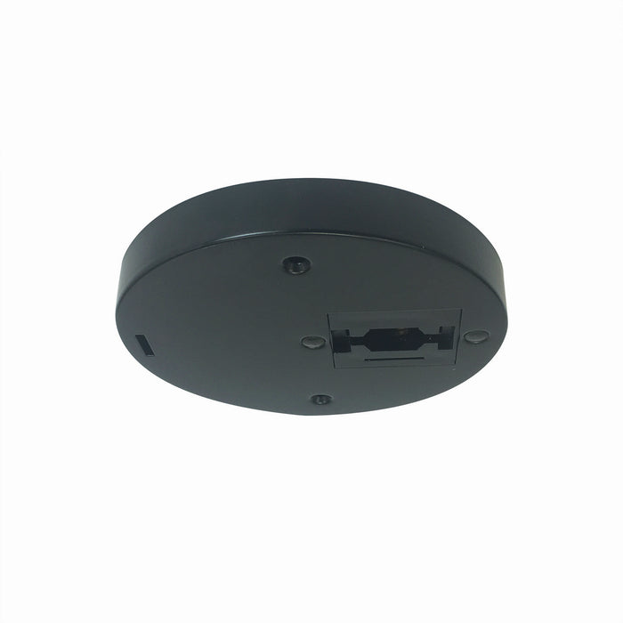 Myhouse Lighting Nora Lighting - NT-379B - Round Monopoint Canopy For Track Head (Nte-850) - Track Syst & Comp-1 Cir - Black