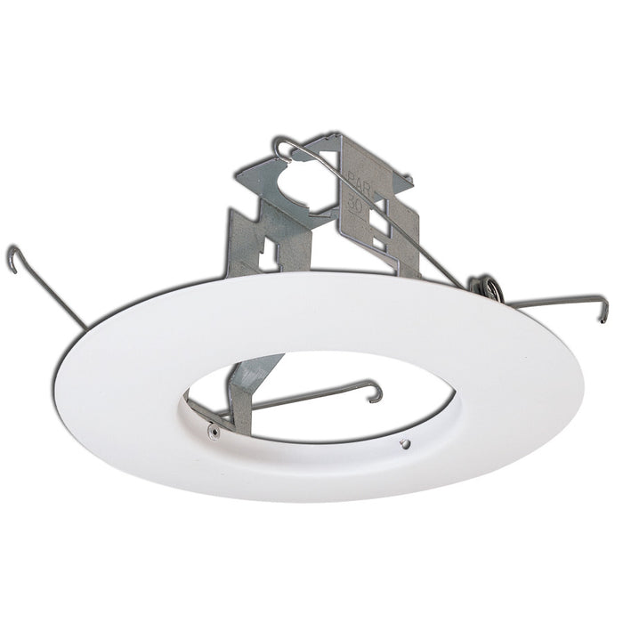 Myhouse Lighting Nora Lighting - NTM-300W - 6" Br/Par30 Open Metal Trim W/ Bracket - Rec Inc 6" Trim