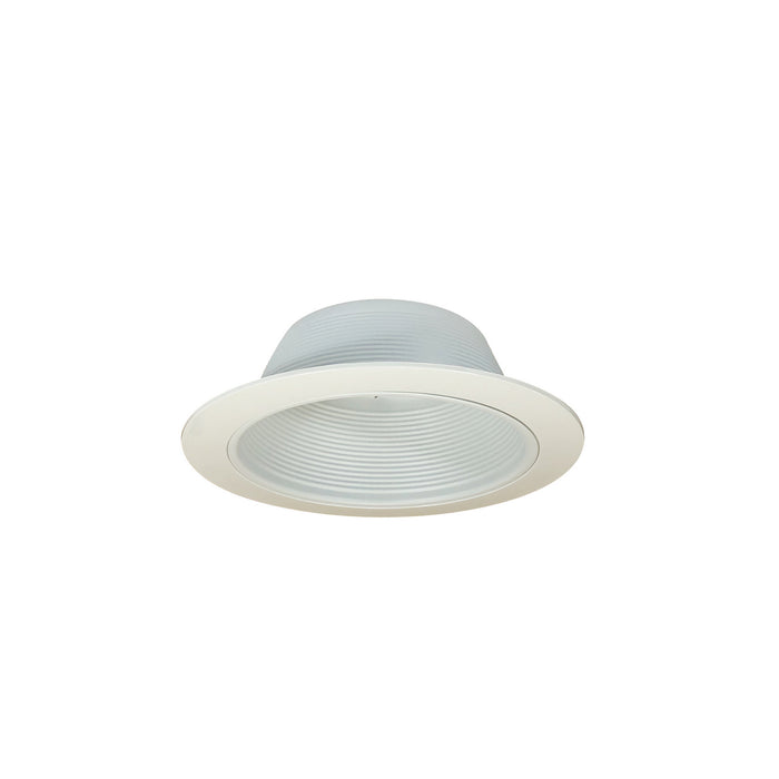 Myhouse Lighting Nora Lighting - NTM-31OV - 6" Br/Par30 Stepped Baffle W/ Plastic Oversized Ring - Rec Inc 6" Trim - White
