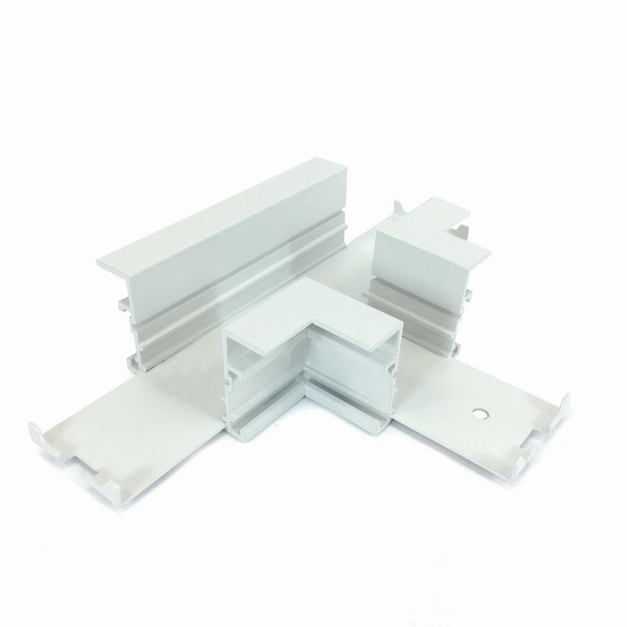 Myhouse Lighting Nora Lighting - NTRT-14W - T Connector For Recessed Track, 1 Or 2 Circuit Track - Track Syst & Comp-1 Cir