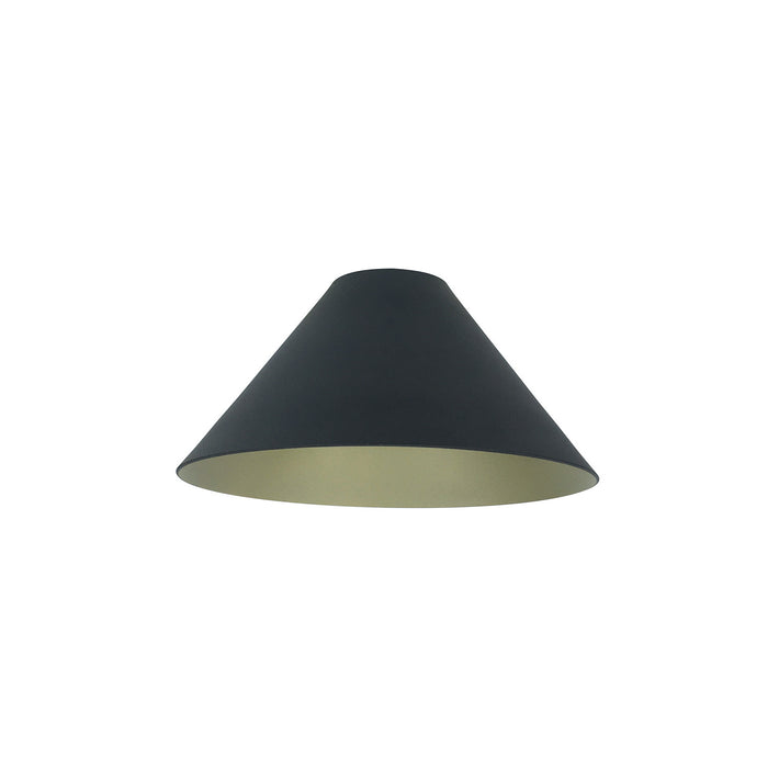 Myhouse Lighting Nora Lighting - NYLM-2CONECHB - Fixture Shade - Cylinder Ilene - Champagne Haze / Black
