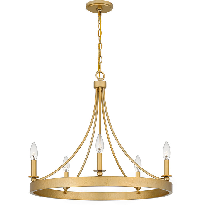 Myhouse Lighting Quoizel - APN5026LG - Five Light Chandelier - Aspyn - Light Gold