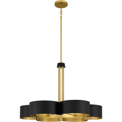 Myhouse Lighting Quoizel - BSM5028MBK - Six Light Chandelier - Balsam - Matte Black