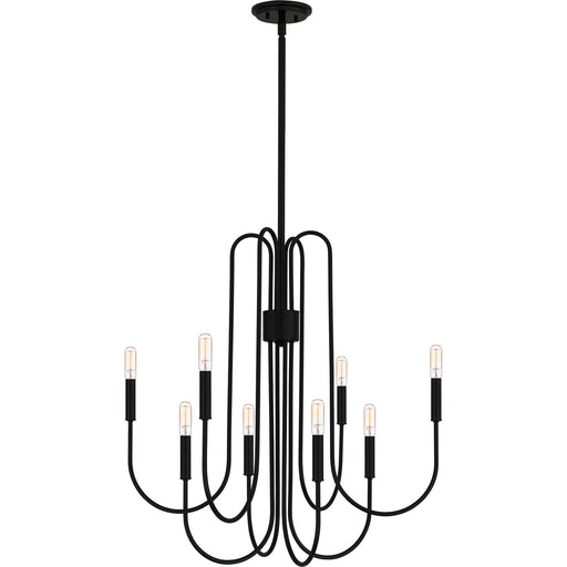 Myhouse Lighting Quoizel - CBR5028K - Eight Light Chandelier - Cabry - Mystic Black