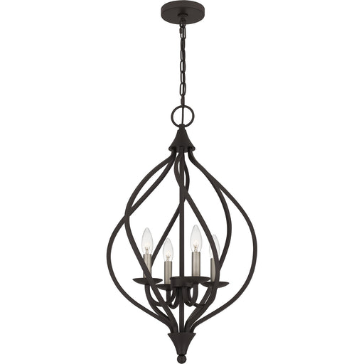 Myhouse Lighting Quoizel - DUP2816OZ - Four Light Pendant - Dupont - Old Bronze