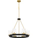 Myhouse Lighting Quoizel - GRL5026MBK - Six Light Chandelier - Greeley - Matte Black