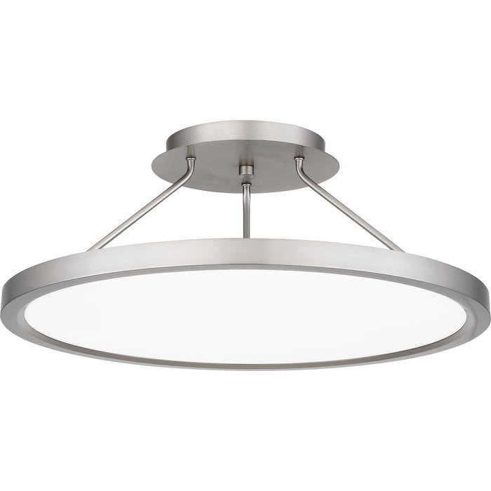 Myhouse Lighting Quoizel - OST1820BN - LED Semi Flush Mount - Outskirts - Brushed Nickel