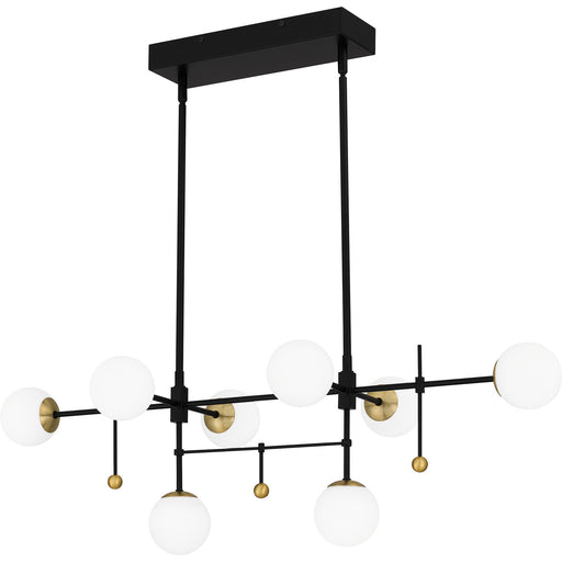 Myhouse Lighting Quoizel - PCBRE839MBK - LED Island Chandelier - Blaire - Matte Black