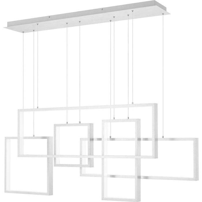 Myhouse Lighting Quoizel - PCCV157BRA - LED Island Chandelier - Canvas - Brushed Aluminum