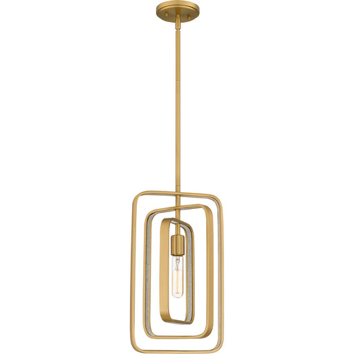 Myhouse Lighting Quoizel - PCDPR1510BWS - One Light Mini Pendant - Dupree - Brushed Weathered Brass