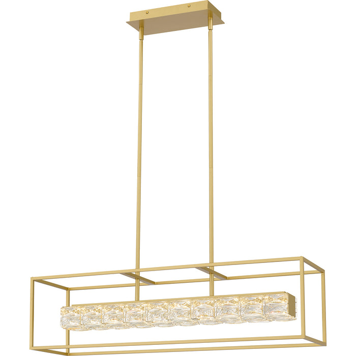 Myhouse Lighting Quoizel - PCDZ136SGD - LED Linear Chandelier - Dazzle - Soft Gold