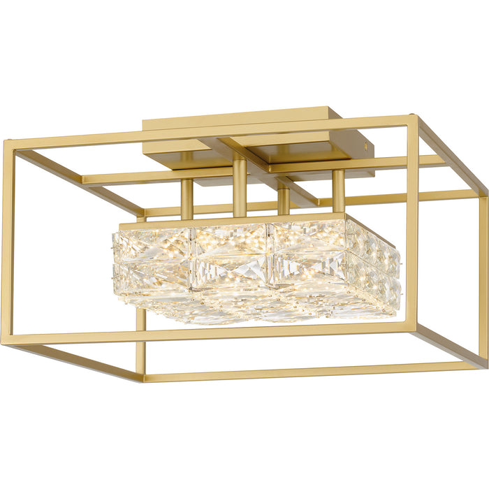 Myhouse Lighting Quoizel - PCDZ1716SGD - LED Semi Flush Mount - Dazzle - Soft Gold