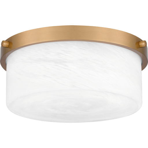 Myhouse Lighting Quoizel - QFL5590AB - Two Light Flush Mount - Quoizel Flush Mount - Aged Brass