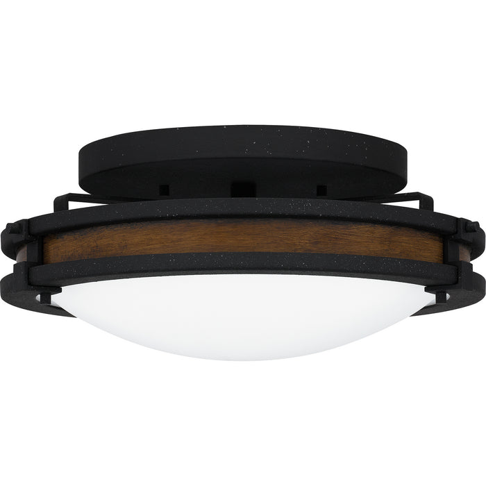 Myhouse Lighting Quoizel - QFL5610NI - Three Light Flush Mount - Quoizel Flush Mount - Natural Iron