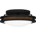 Myhouse Lighting Quoizel - QFL5610NI - Three Light Flush Mount - Quoizel Flush Mount - Natural Iron