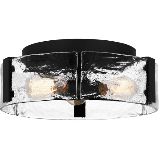 Myhouse Lighting Quoizel - QFL5636MBK - Three Light Flush Mount - Quoizel Flush Mount - Matte Black