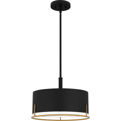 Myhouse Lighting Quoizel - QP5580MBK - Three Light Pendant - Quoizel Pendant - Matte Black